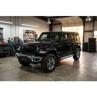 Boční nášlapy Allmond Grey (2 ks, hliník) Jeep Wrangler 2018– fotografie 1