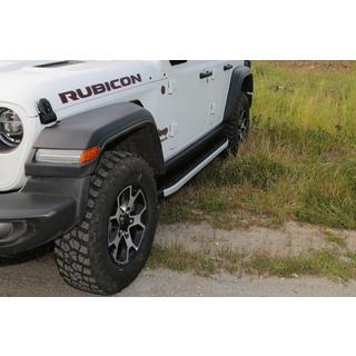 Boční nášlapy Fullmond (2 ks, hliník) Jeep Wrangler 2018– fotografie 1