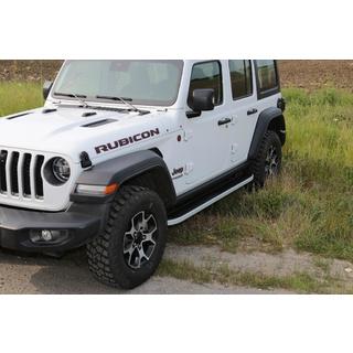 Boční nášlapy Tayga Grey (2 ks, hliník) Jeep Wrangler 2018– fotografie 1