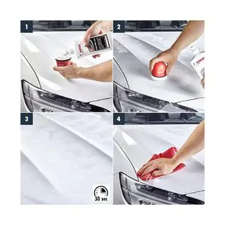 Sonax NanoPro leštěnka s barevným voskem bílá 250 ml fotografie 2