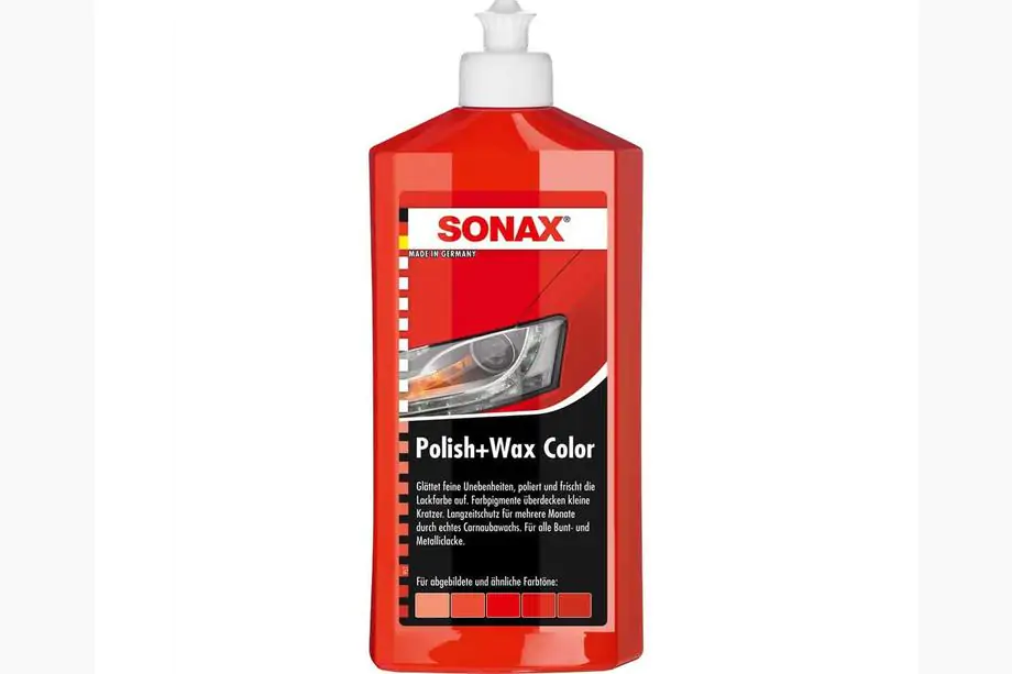 Sonax NanoPro barevná leštěnka s voskem červená 250 ml Image