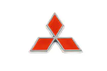 Mitsubishi Colt 1996–2004 Odznak 85 mm (červený) fotografie 1