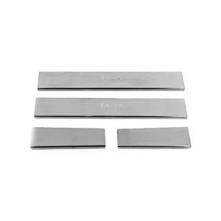 Chromové kryty prahů Carmos V3 (4 ks, nerez) Hyundai IX-35 2010–2015 fotografie 2