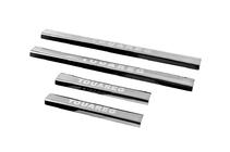 Volkswagen Touareg 2002–2010 Nerezové kryty prahů Carmos V3 (sada 4 ks) fotografie 1