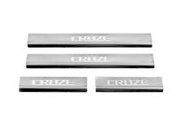Chevrolet Cruze 2009–2015 Chromové kryty prahů V2 (4 ks, Carmos) fotografie 2