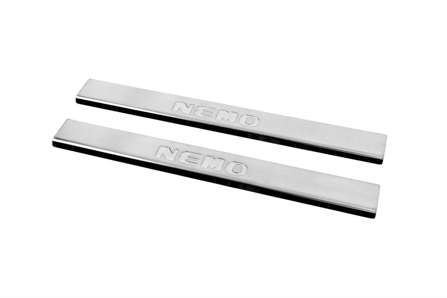 Citroen Nemo 2007–2017 Nerezové lišty prahů Carmos V2 (2 ks) Image