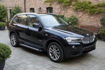 BMW X3 F25 2011–2018 Boční nášlapy Vision New Black (2 ks, hliník) fotografie 1