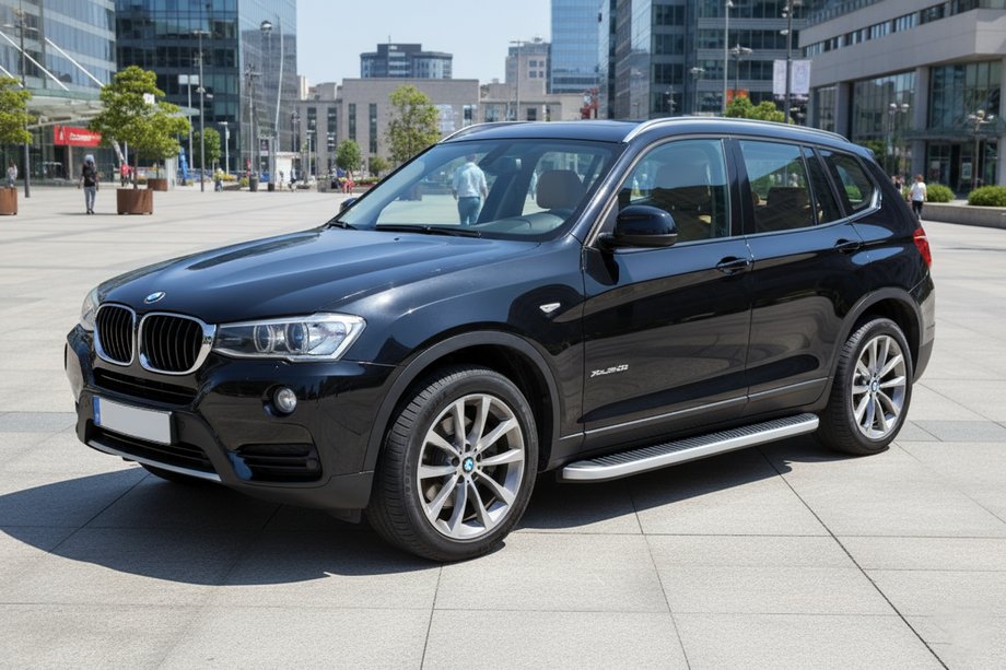 BMW X3 F25 2011–2018 Boční nášlapy Tayga Grey (2 ks, hliník) Image