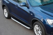 BMW X3 F25 2011–2018 Boční nášlapy Fullmond (2 ks, hliník) fotografie 1