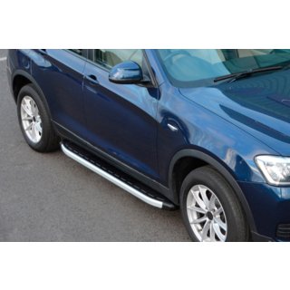 Boční nášlapy Fullmond (2 ks, hliník) BMW X3 F25 2011–2018 fotografie 1
