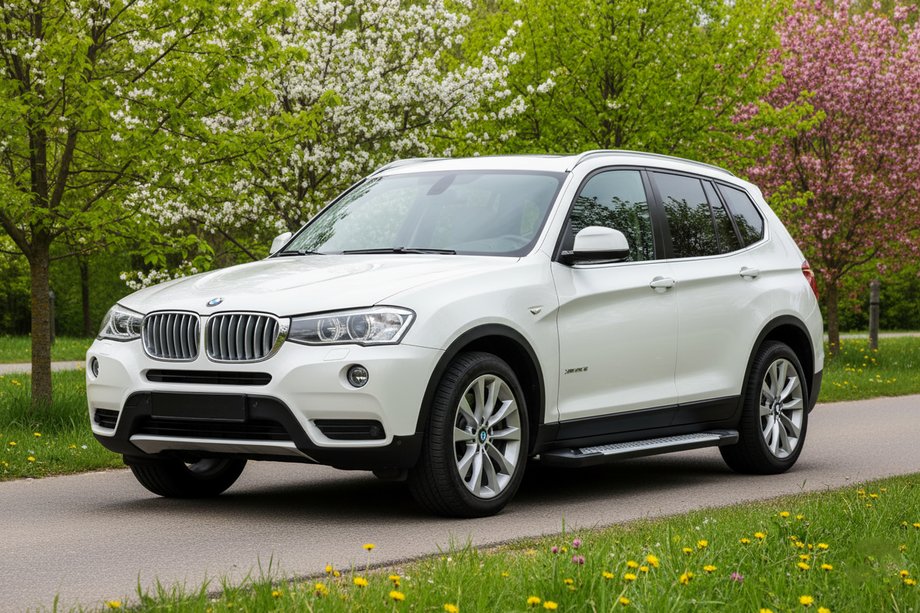 BMW X3 F25 2011–2018 Boční nášlapy Allmond Grey (2 ks, hliník) Image