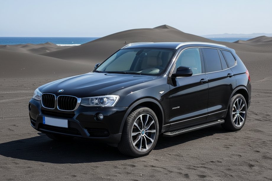 BMW X3 F25 2011–2018 Boční prahy Allmond Black (2 ks, hliník) Image