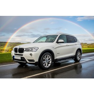Boční nášlapy Rainbow (2 ks, hliník) BMW X3 F25 2011–2018 fotografie 1