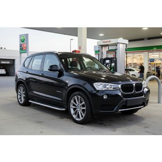 Boční nášlapy Maydos V1 (2 ks, hliník) BMW X3 F25 2011–2018 fotografie 1