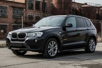 BMW X3 F25 2011–2018 Boční nášlapy Bosphore Black (2 ks, hliník) fotografie 1