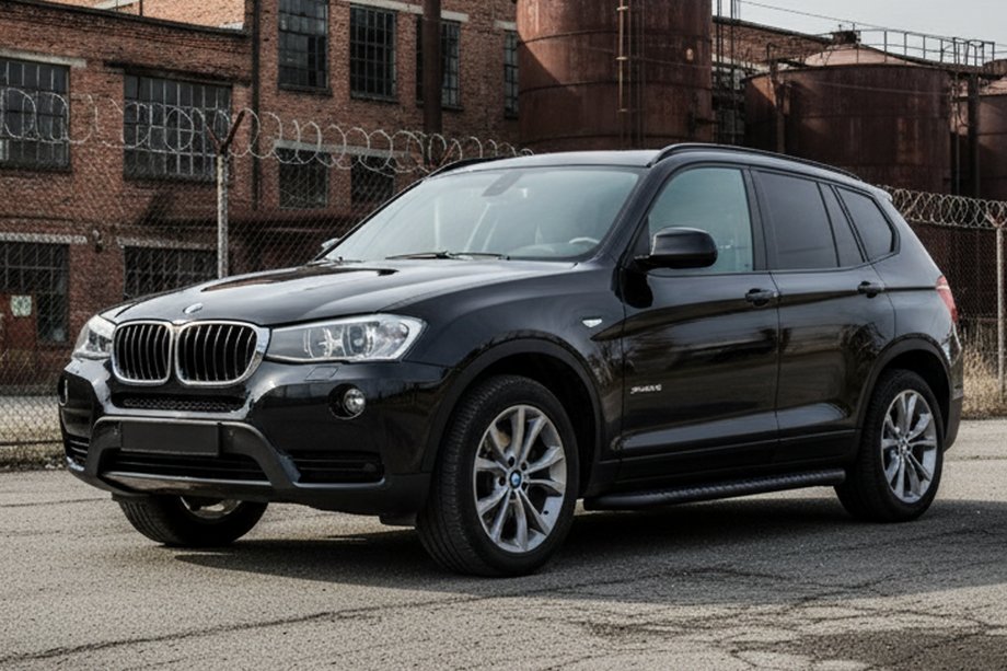 BMW X3 F25 2011–2018 Boční nášlapy Bosphore Black (2 ks, hliník) Image
