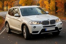 BMW X3 F25 2011–2018 Boční nášlapy Bosphore Grey (2 ks, hliník) fotografie 1