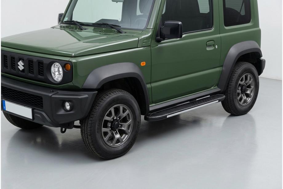 Suzuki Jimny 2018– Boční nášlapy Bosphore Grey (2 ks, hliník) Image