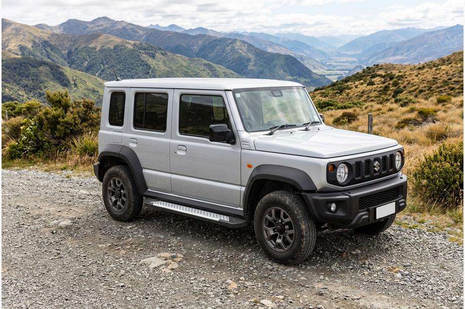 Suzuki Jimny 2018– Boční nášlapy Allmond Grey (2 ks, hliník) Image