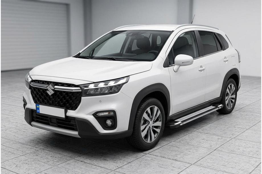 Suzuki SX4 S-Cross 2021– Boční nášlapy Rainbow (2 ks, hliník) Image