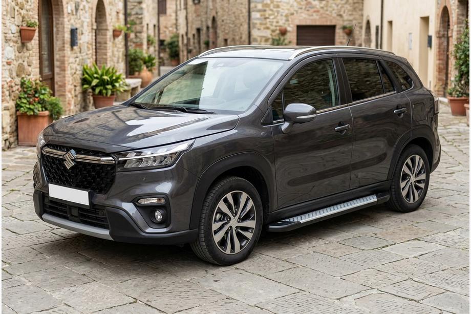 Suzuki SX4 S-Cross 2021– Boční nášlapy Allmond Grey (2 ks, hliník) Image