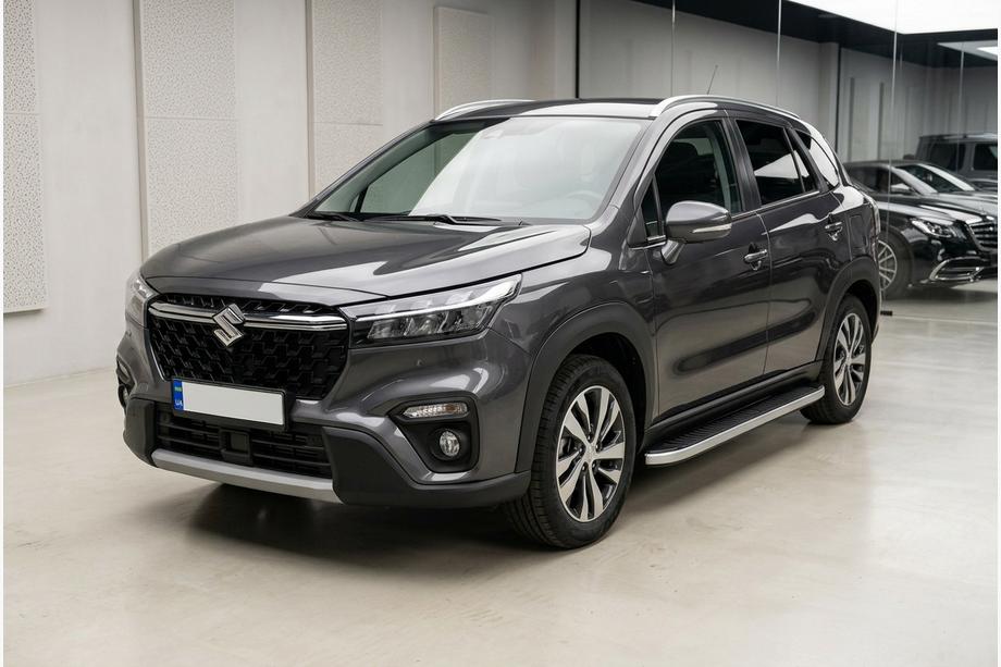 Suzuki SX4 S-Cross 2021– Boční nášlapy Tayga Grey (2 ks, hliník) Image