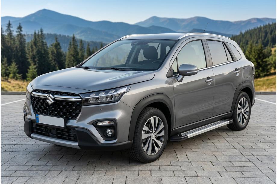 Suzuki SX4 S-Cross 2021– Boční nášlapy Vision New Grey (2 ks, hliník) Image