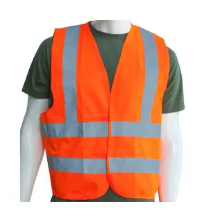 Výstražná vesta XL oranžová SH-028 SAPFIRE fotografie 1