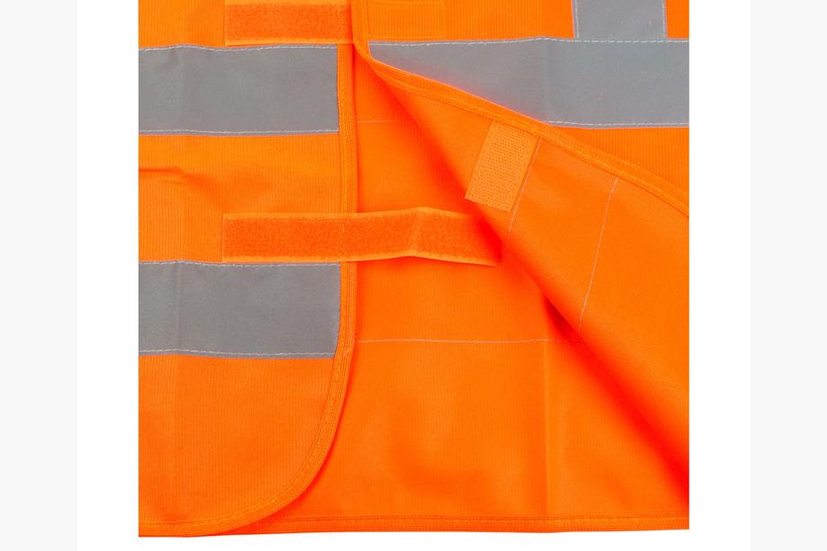 Výstražná vesta XL oranžová SH-028 SAPFIRE Fotografie 4