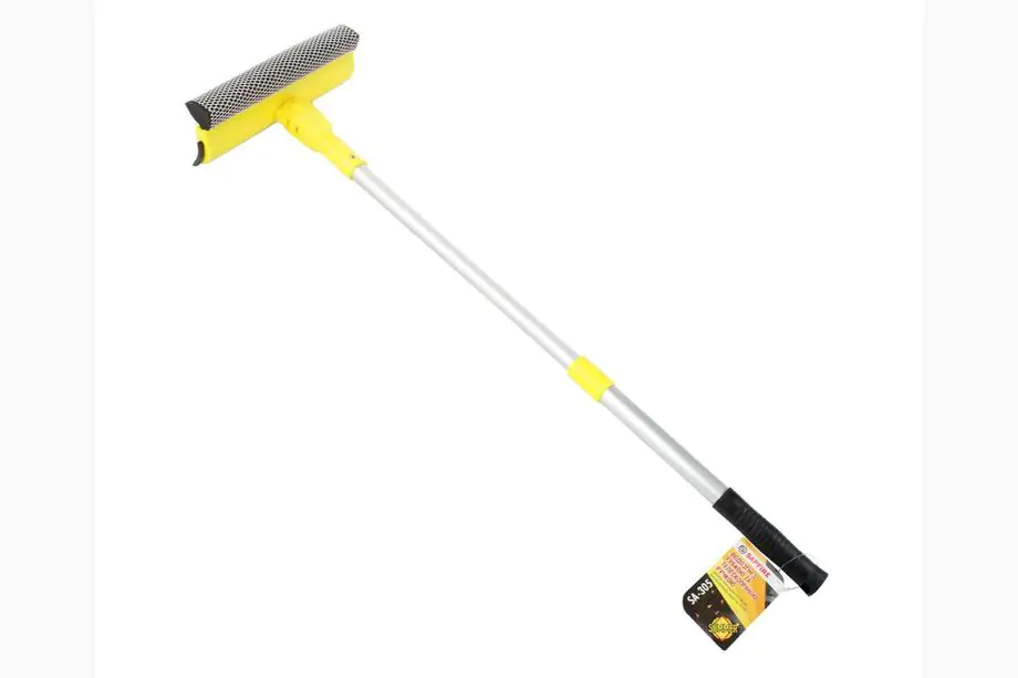 Stěrka na vodu s pěnovou houbou a teleskopickou rukojetí 50–70 cm SAPFIRE Fotografie 1