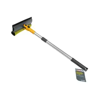 Stěrka na vodu s lištou z TPR gumy a houbou s teleskopickou rukojetí 50–70 cm SAPFIRE fotografie 1