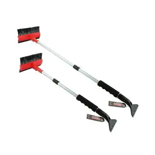 Sněhový kartáč se škrabkou a teleskopickou hliníkovou rukojetí 65–95 cm SF-21 SAPFIRE fotografie 1