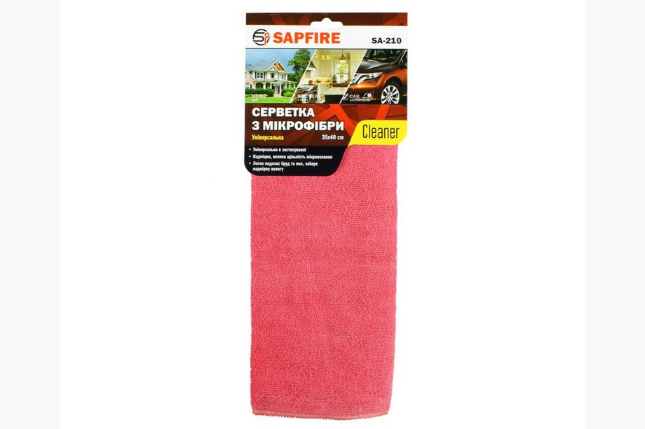 Univerzální čisticí utěrky 35×40 cm červené SA-210 SAPFIRE Cleaner Image