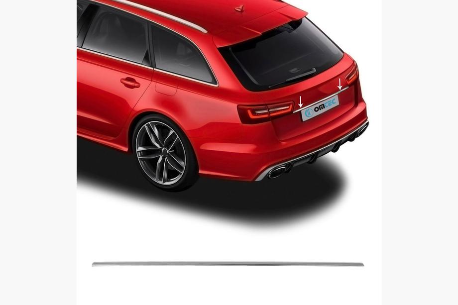 Audi A4 B7 2004–2008 Zadní lišta (nerez) Image
