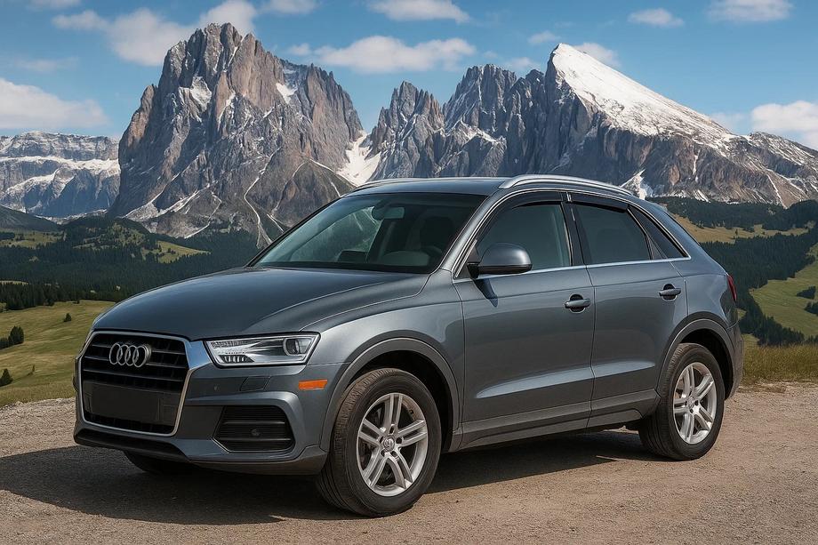 Audi Q3 2011–2019 Ofuky oken (4 ks, HIC) Image