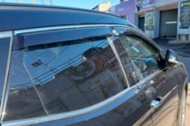 Infiniti FX 2008–2012 Okenní deflektory s chromovanou lištou (4 ks, HIC) fotografie 1