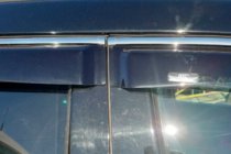 Infiniti FX 2008–2012 Okenní deflektory s chromovanou lištou (4 ks, HIC) fotografie 3