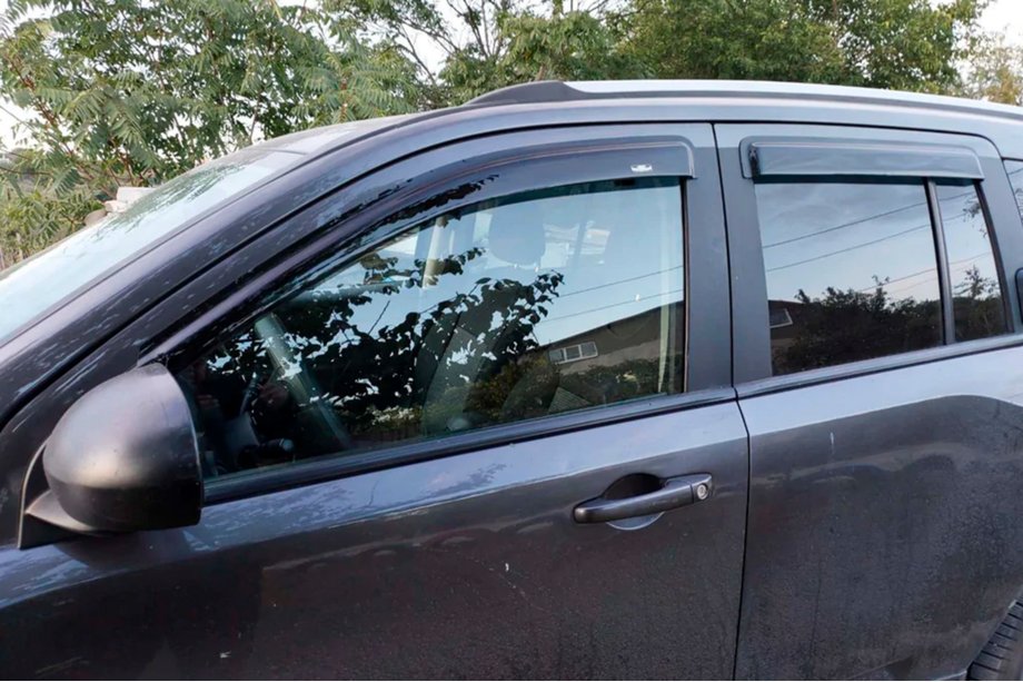 Jeep Compass 2006–2016 Ofuky oken (4 ks, HIC) Image