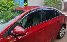 Chevrolet Cruze 2009–2015 Ofuky oken SD (4 ks, Sunplex) fotografie 1