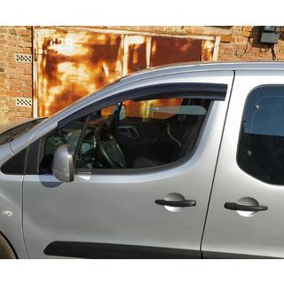 Deflektory oken (2 ks, Sunplex Sport) Peugeot Partner Tepee 2008–2018 fotografie 2