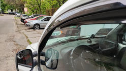 Fiat Doblo I 2001–2005 Deflektory oken (2 ks, Sunplex Sport) fotografie 3