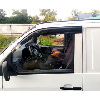 Deflektory oken (2 ks, Sunplex Sport) Mercedes Vito W638 1996–2003 fotografie 2