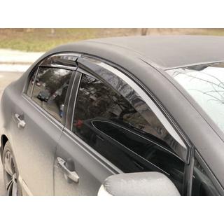 Ofuky oken (4 ks, Sunplex Sport) Honda Civic Sedan VIII 2006–2011 fotografie 1