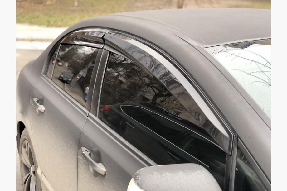 Honda Civic Sedan VIII 2006–2011 Ofuky oken (4 ks, Sunplex Sport) Image