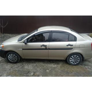 Ofuky oken (4 ks, Sunplex Sport) Hyundai Accent 2006–2010 fotografie 2