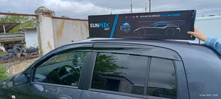 Hyundai Getz 2002– Ofuky oken (4 ks, Sunplex Sport) fotografie 7