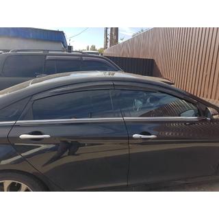 Ofuky oken (4 ks, Sunplex Sport) Hyundai Sonata YF 2010–2014 fotografie 2