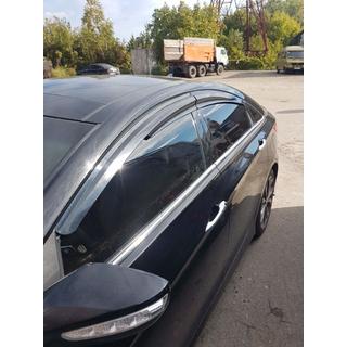 Ofuky oken (4 ks, Sunplex Sport) Hyundai Sonata YF 2010–2014 fotografie 3