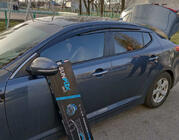 Kia Optima 2010–2016 Ofuky oken (4 ks, Sunplex Sport) fotografie 1