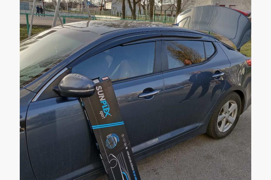 Kia Optima 2010–2016 Ofuky oken (4 ks, Sunplex Sport) Image